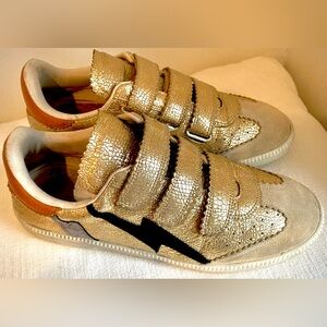 ISABEL MARANT Womens Laminato Sneakers Size 12/42